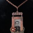 Ketting Tintype € 50,00 Vintage foto op metaal